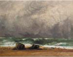 La Vague by Gustave Courbet