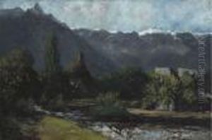 Le Glacier by Gustave Courbet