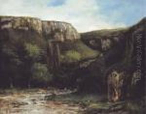 La Gorge by Gustave Courbet