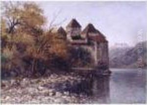 Chateau De Chillon by Gustave Courbet