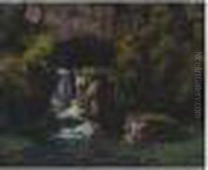 La Source Du Lison by Gustave Courbet