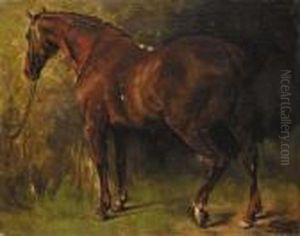 Le Cheval Anglais De M. Duval by Gustave Courbet