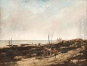 Le Depart Pour La Peche by Gustave Courbet