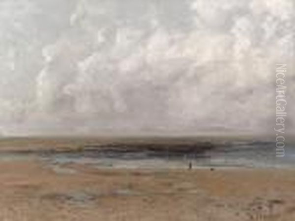 La Plage De Trouville Mare Basse - view 1