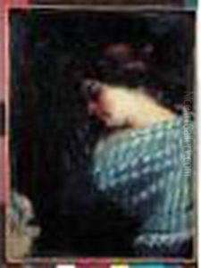 Portrait De Femme De Profil by Gustave Courbet