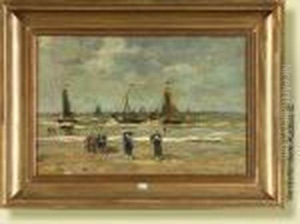 Le Retour Des Pecheurs Sur La Plage - view 1