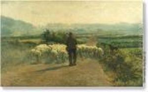 Herkomst:galerie Georges Giroux
Met Titel '... L'aube' Etiket Gescheurd.antwerpen Galerij Guillaume
Campo, Tentoonstelling Nr 164. by Frans Courtens