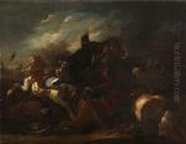 A Cavalry Engagement - view 1