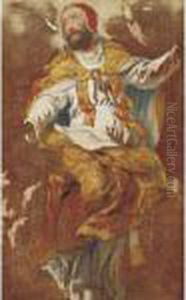 Figure Of A Pope by Jacques Courtois