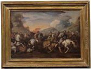 Battaglia Tra Cavalieri Imperiali E Turchi by Jacques Courtois