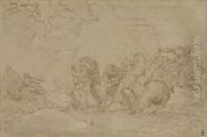 A Cavalry Skirmish by Jacques Courtois