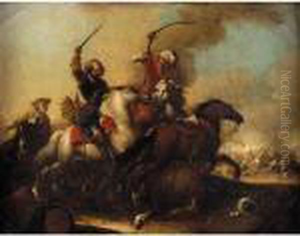 A Cavalry Skirmish - view 1