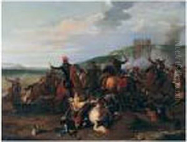A Cavalry Skirmish - view 1