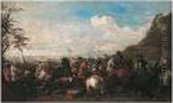 A Cavalry Battle - view 1