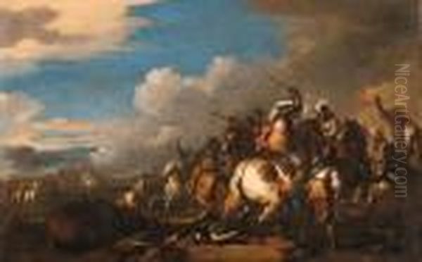 A Cavalry Battle - view 1