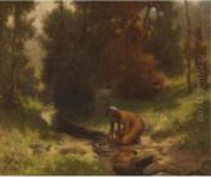 Indian Drinking by Eanger Irving Couse