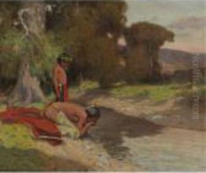 The Cooling Stream by Eanger Irving Couse