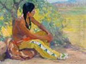 Contemplation by Eanger Irving Couse