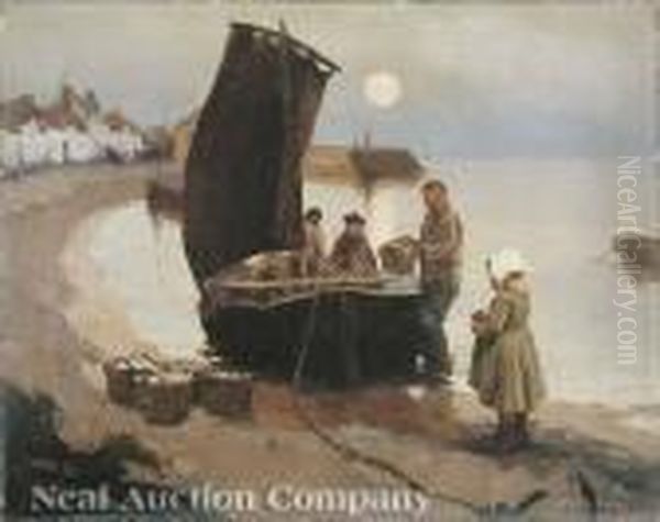 Coastal Scene, Etaples - view 1