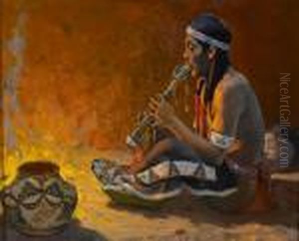 The Flute Player - view 1