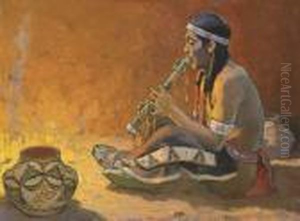 Flute Player - view 1