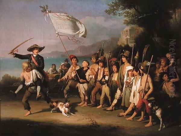 Playing at Soldiers Roman Revolution 1848 - view 1