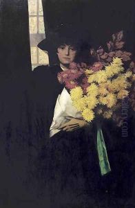Chrysanthemums by Charles Henry Malcolm Kerr