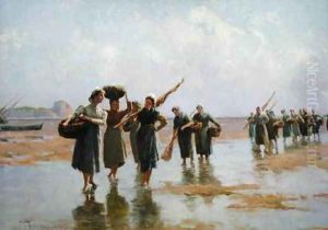 Women on the Beach by Farquhar McGillivray Knowles