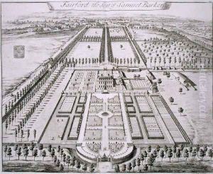 Fairford House the Seat of Samuel Barker by Johannes Kip