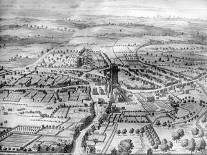 Cirencester Park from The Ancient and Present State of Gloucestershire by Johannes Kip