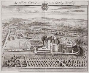 Berkeley Castle Seat of the Earl of Berkeley by Johannes Kip