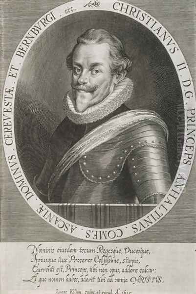 Portrait of Christian I of Anhalt Bernburg - view 1