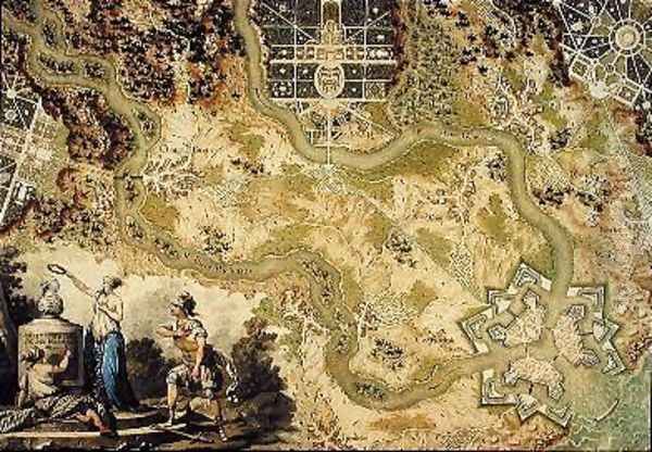 An imaginary map of Czartorysk - view 1