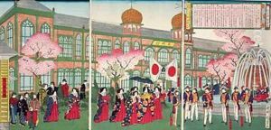 Opening ceremony of the Second Industrial Exhibition in Tokyo