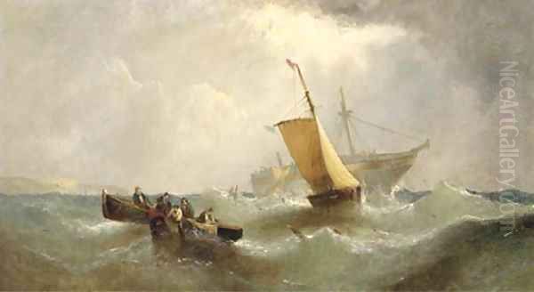 Salvaging the wreck - view 1