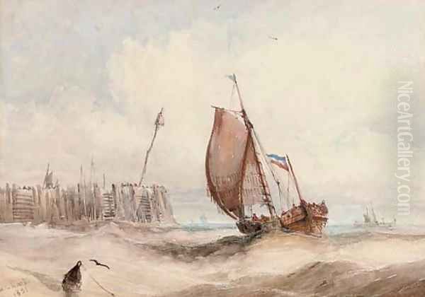 Running out on the tide - view 1