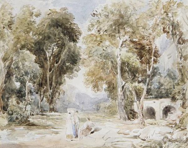 Landscape With Figures In The Foreground - view 1