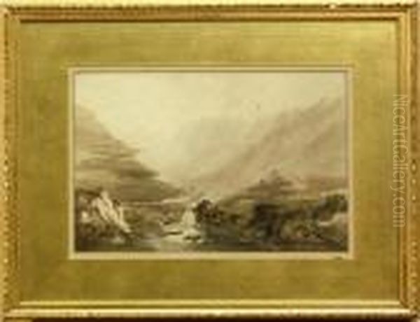''pass Of Llanfrons,
North Wales' - view 1