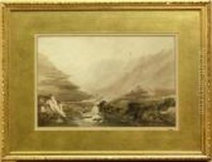 ''pass Of Llanfrons,
North Wales' by David I Cox