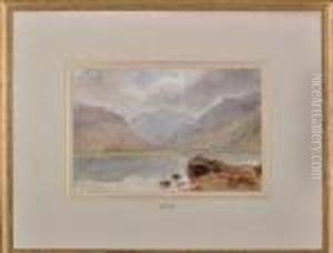 "snowdon From The North-east (from Llyn Idwal) by David I Cox