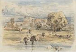 Chatsworth From The West by David I Cox
