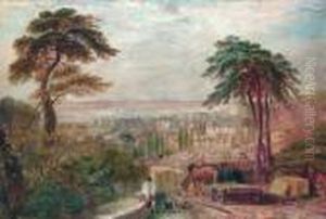 View Of The City Of Bath From Beacon Hill