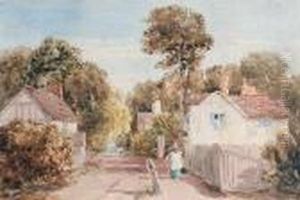A Welsh Village by David I Cox