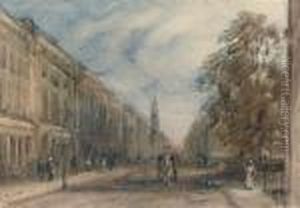 Fitzroy Street, London by David I Cox