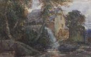 A Welsh Watermill by David I Cox