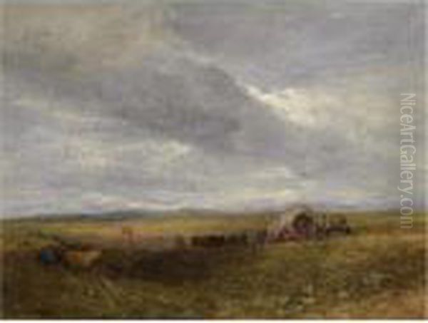 Travellers In A Landscape - view 1