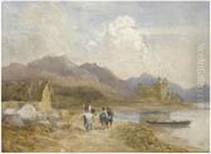 Dunstaffnage Castle, Argyllshire by David I Cox