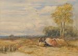 A Gypsy Encampment by David I Cox