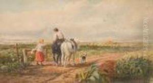 Heading Out To Harvest by David I Cox
