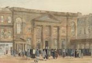 The Pump Room, Bath by David I Cox